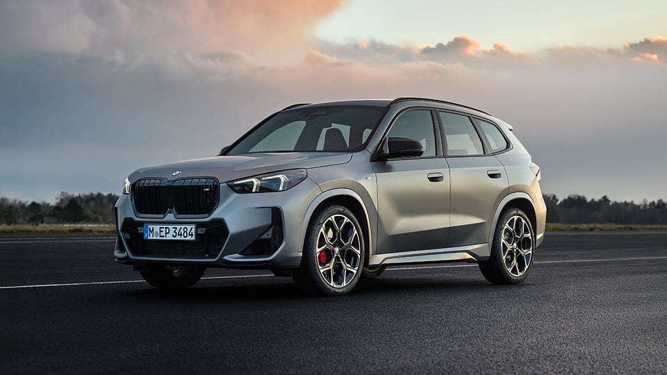 Front angled view of BMW X1