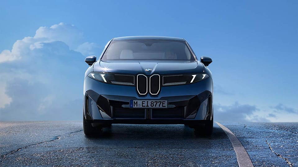 Front view of BMW iX3