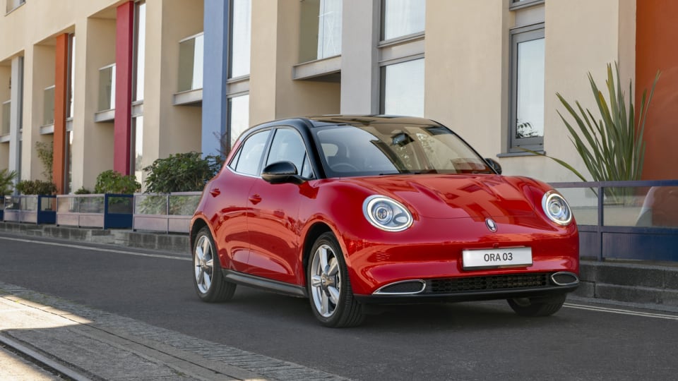 Front angled view of the GWM ORA 03