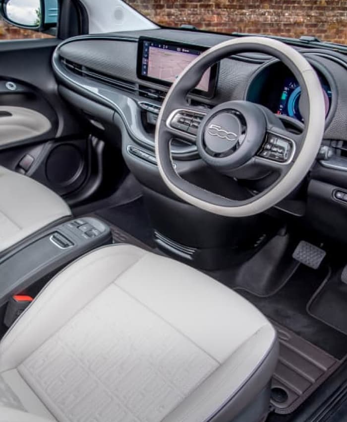 2024 Fiat 500s in Glacier Blue and Rose Gold