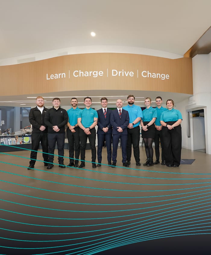 Arnold Clark Electric Innovation Centre staff members