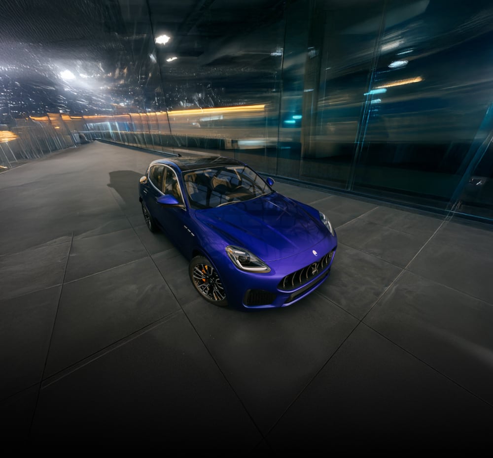 Front angled view of Maserati Grecale