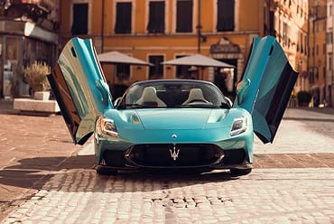 Maserati Mcpura on test track