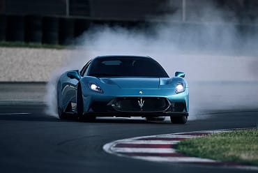 Maserati Mcpura on test track