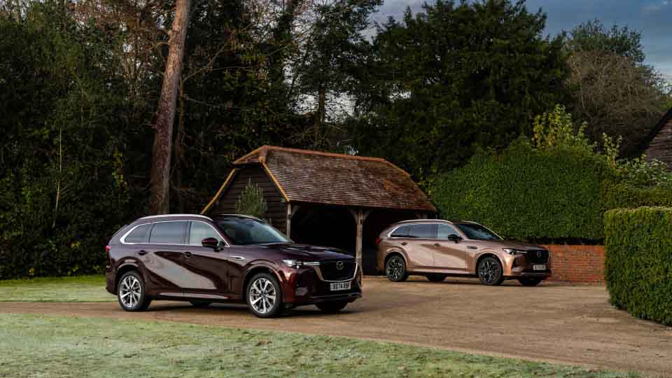 Side view of Mazda CX-80