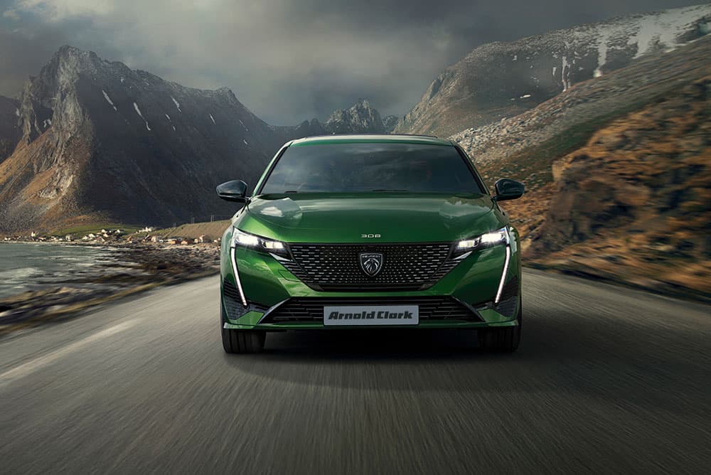 Front view of Peugeot 308