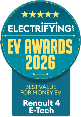 Electrifying.com EV Awards - Best value for money EV - Renault 4 E-Tech