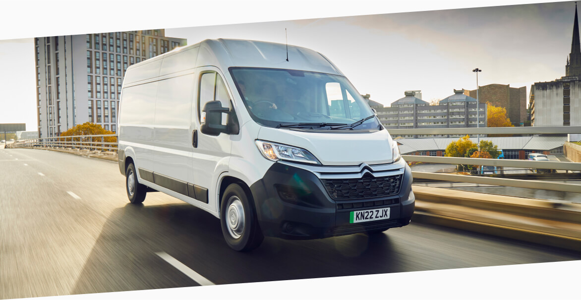 Citroen Relay on city motorway