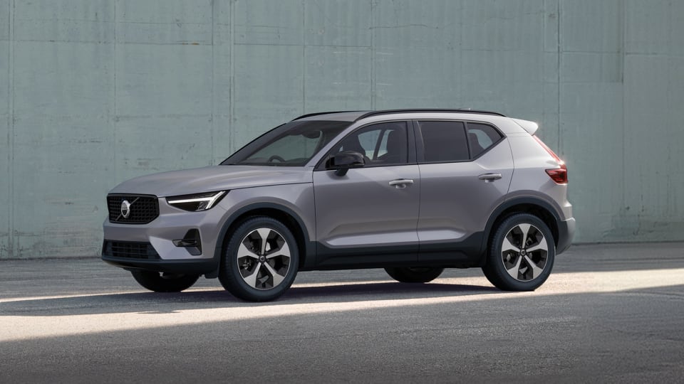 Front angled side view of Volvo EX30