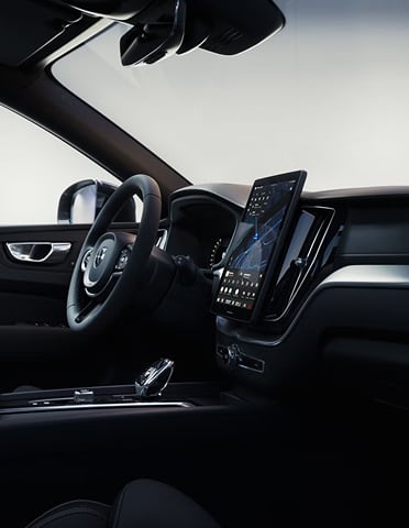 Interior view of Volvo XC60 Black edition